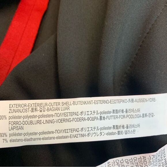 ZARA red faux suede coat Sz L - Picture 12 of 15